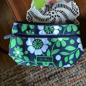 Vera Bradley Double ZIP Cosmetic Bag